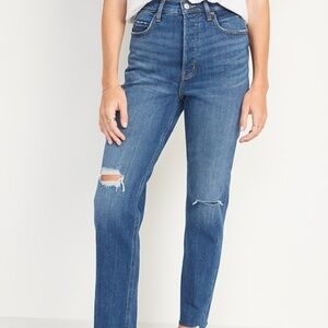 Old Navy Sky Hi Straight Ankle Jeans 12 NWT